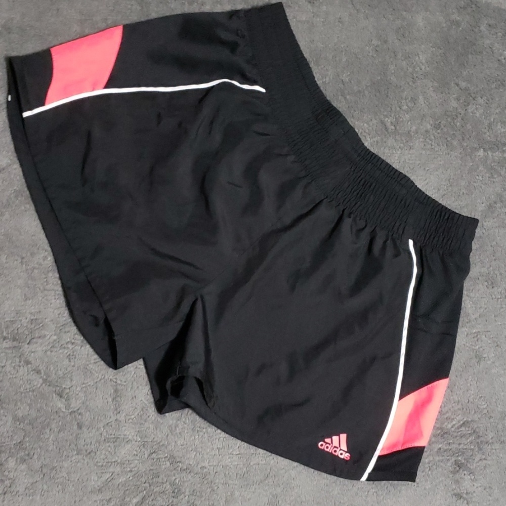 Black/Pink Adidas Shorts